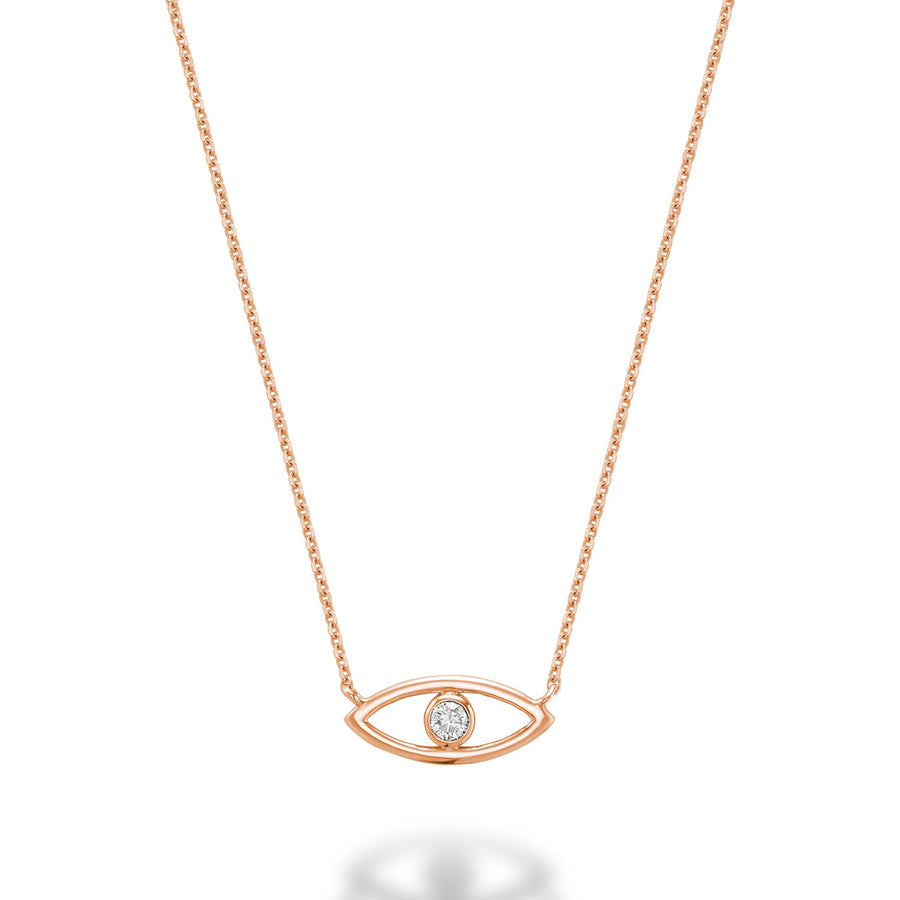 Evil Eye Diamond Necklace