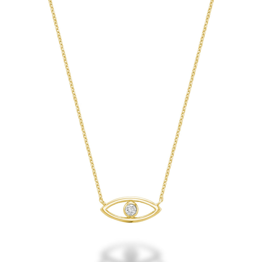 Evil Eye Diamond Necklace