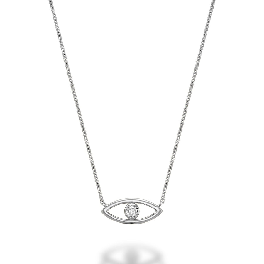 Evil Eye Diamond Necklace