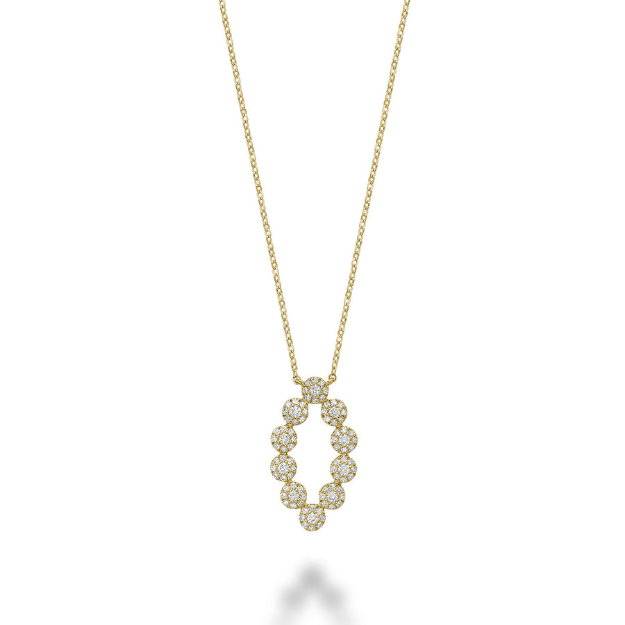 Martini Cup Fashion Diamond Necklace