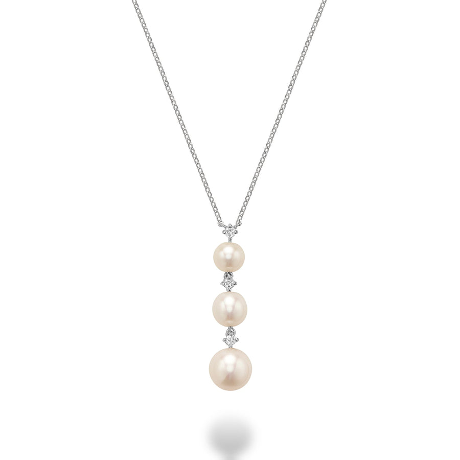 Pearl and Diamond Necklace