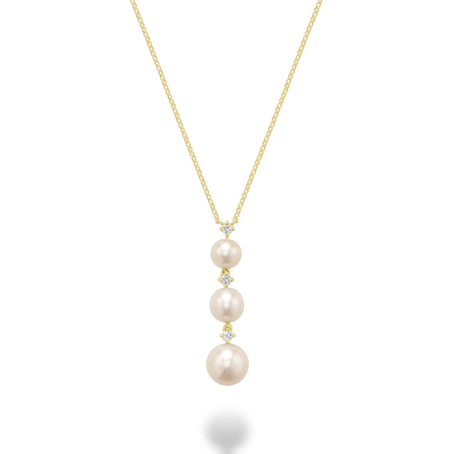 Pearl and Diamond Necklace