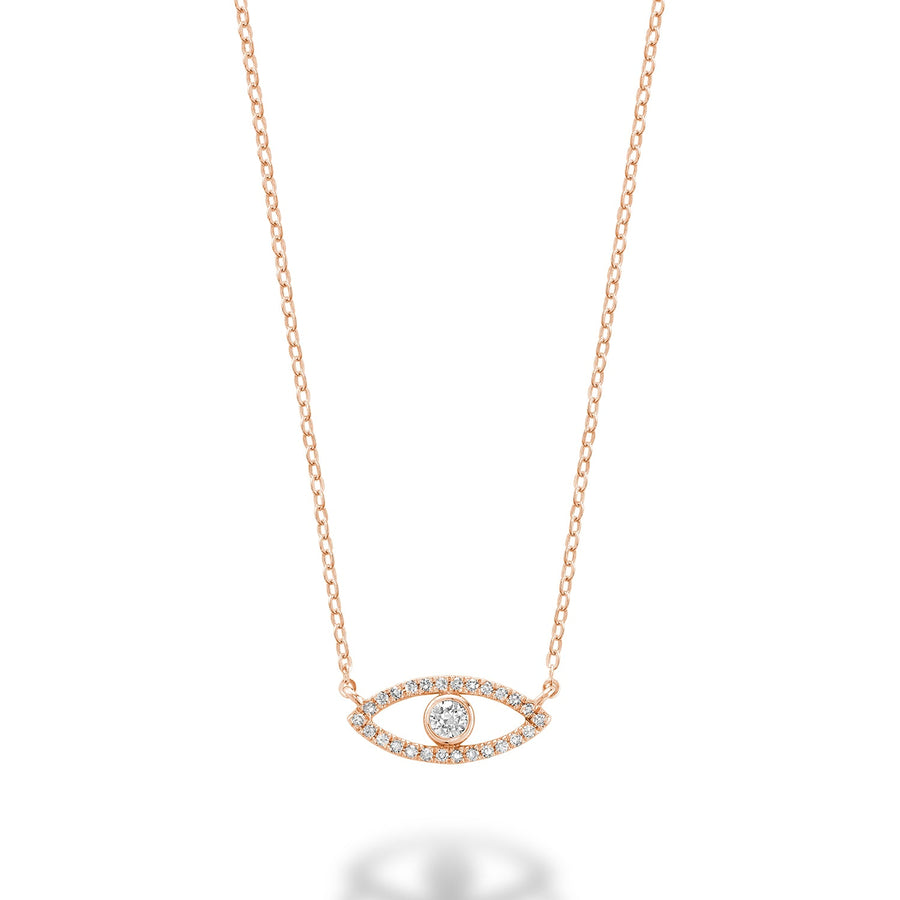 Evil Eye Diamond Necklace
