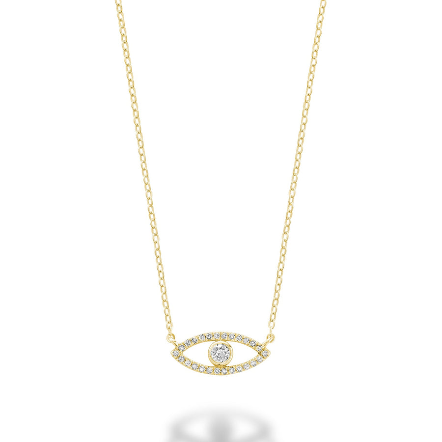 Evil Eye Diamond Necklace