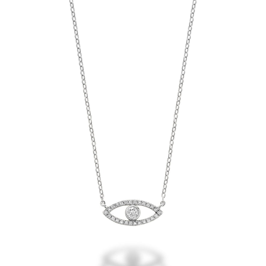 Evil Eye Diamond Necklace