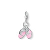 Pendentif Charm chaussures bébé rose