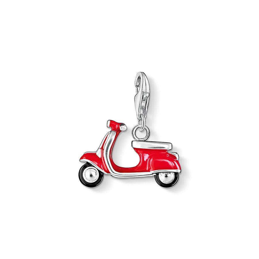 Pendentif Charm scooter rouge
