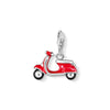 Pendentif Charm scooter rouge