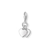 Pendentif Charm deux cœurs