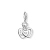 Pendentif Charm cœurs i love you