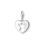 Pendentif Charm cœur ange-gardien