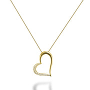 DIAMOND HEART PENDANT