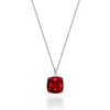 CREATED RUBY & DIAMOND PENDANT