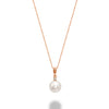 PEARL&DIA PENDANT - PENDENTIF EN DIA&PERLE