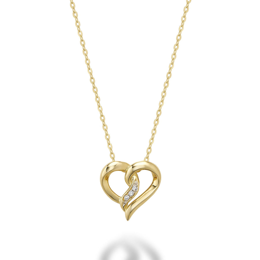 Heart Shape Diamond Pendant