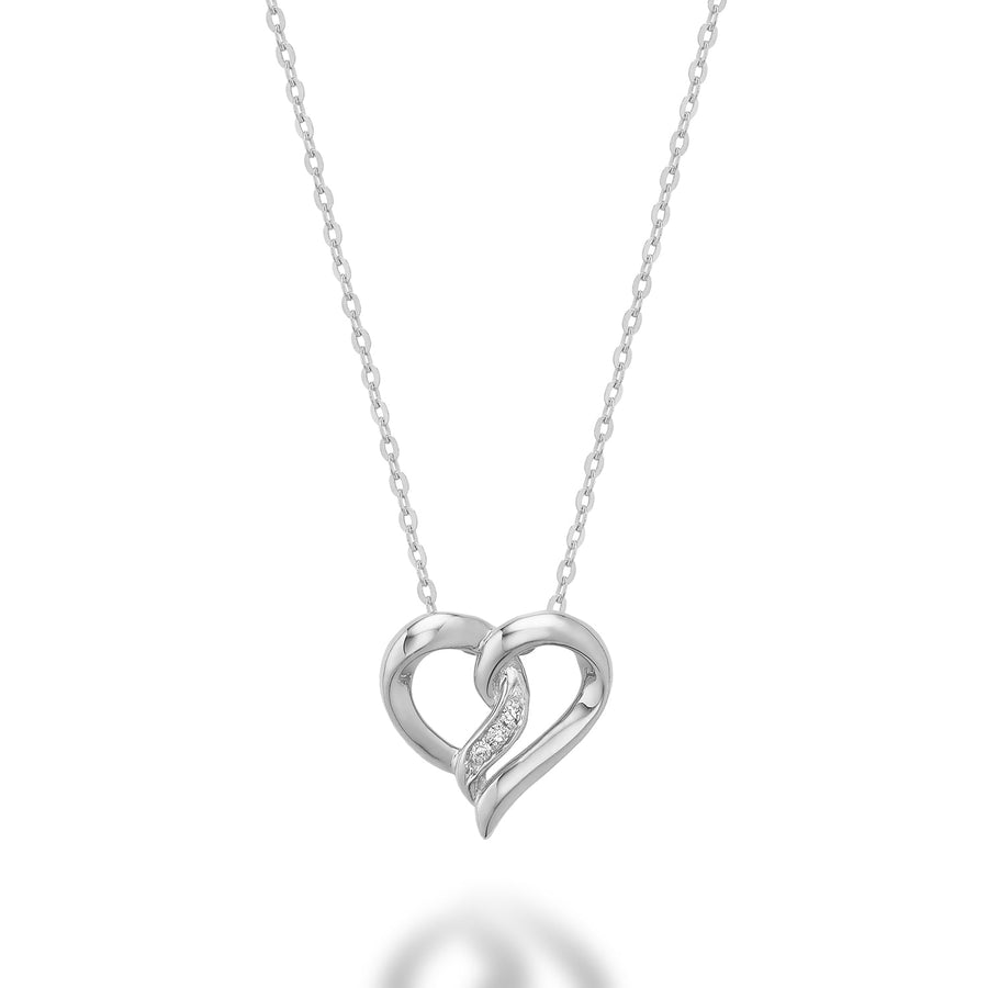 Heart Shape Diamond Pendant