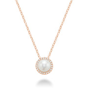 PEARL&DIA PENDANT - PENDENTIF EN DIA&PERLE