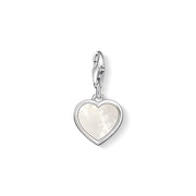 Pendentif Charm cœur de nacre