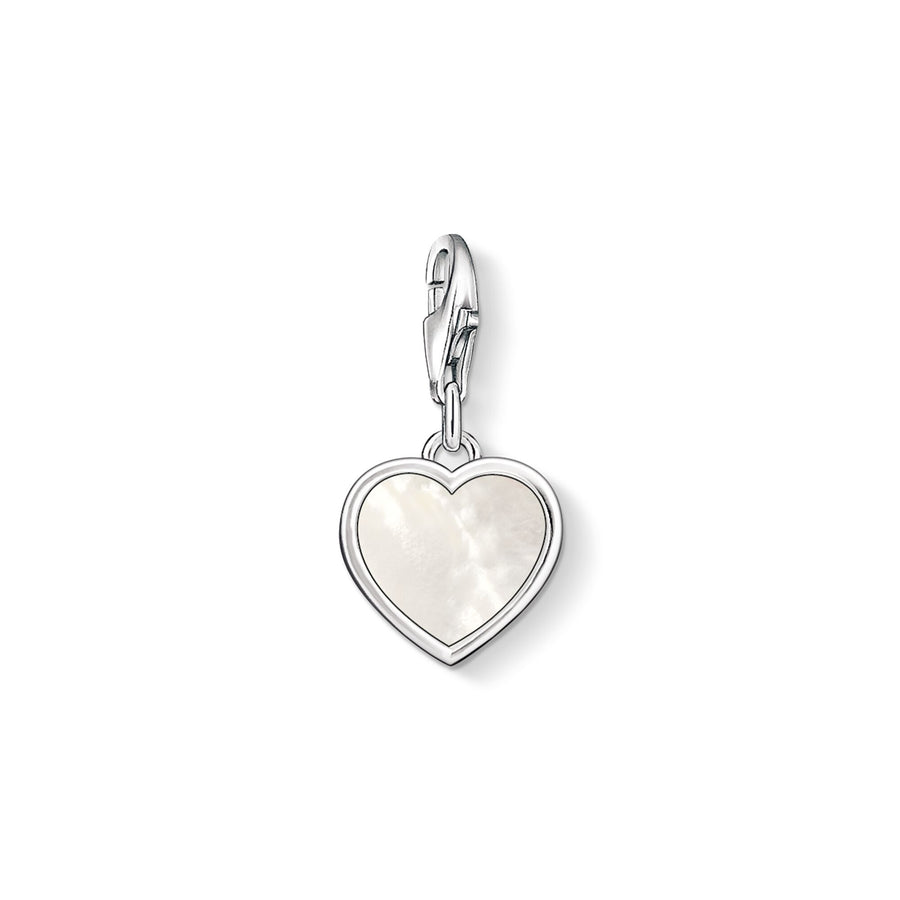 Pendentif Charm cœur de nacre
