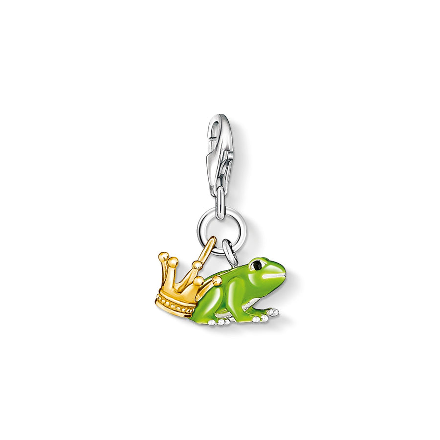 Pendentif Charm roi grenouille