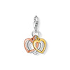 Pendentif Charm trois cœurs