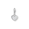 Pendentif Charm cœur scintillant