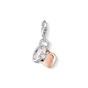 Pendentif Charm anneau avec cœur
