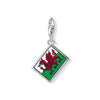 Pendentif Charm drapeau gallois