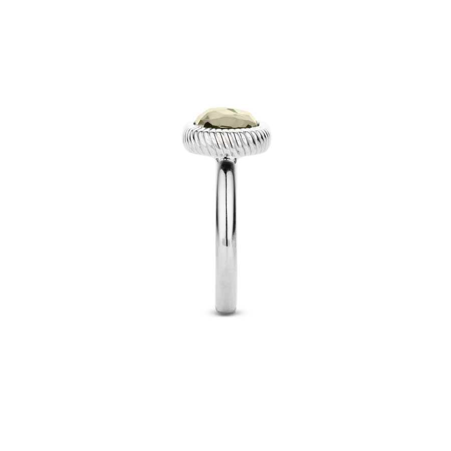 TI SENTO Bague avec pierres grises-vertes