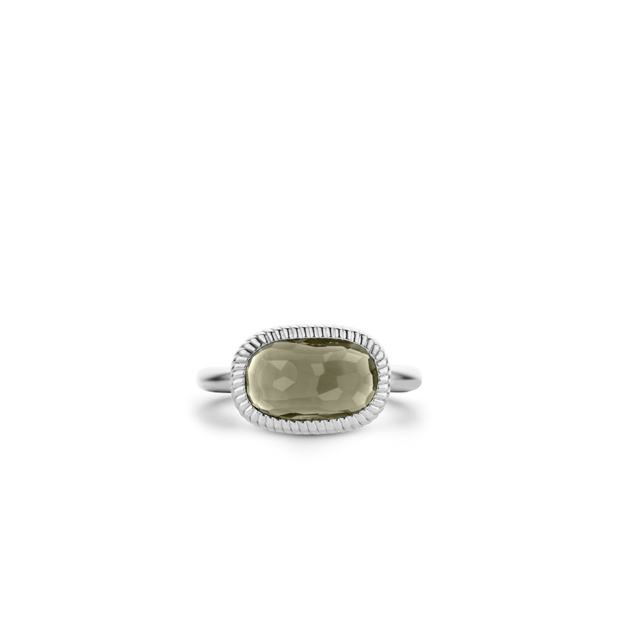 TI SENTO Bague avec pierres grises-vertes