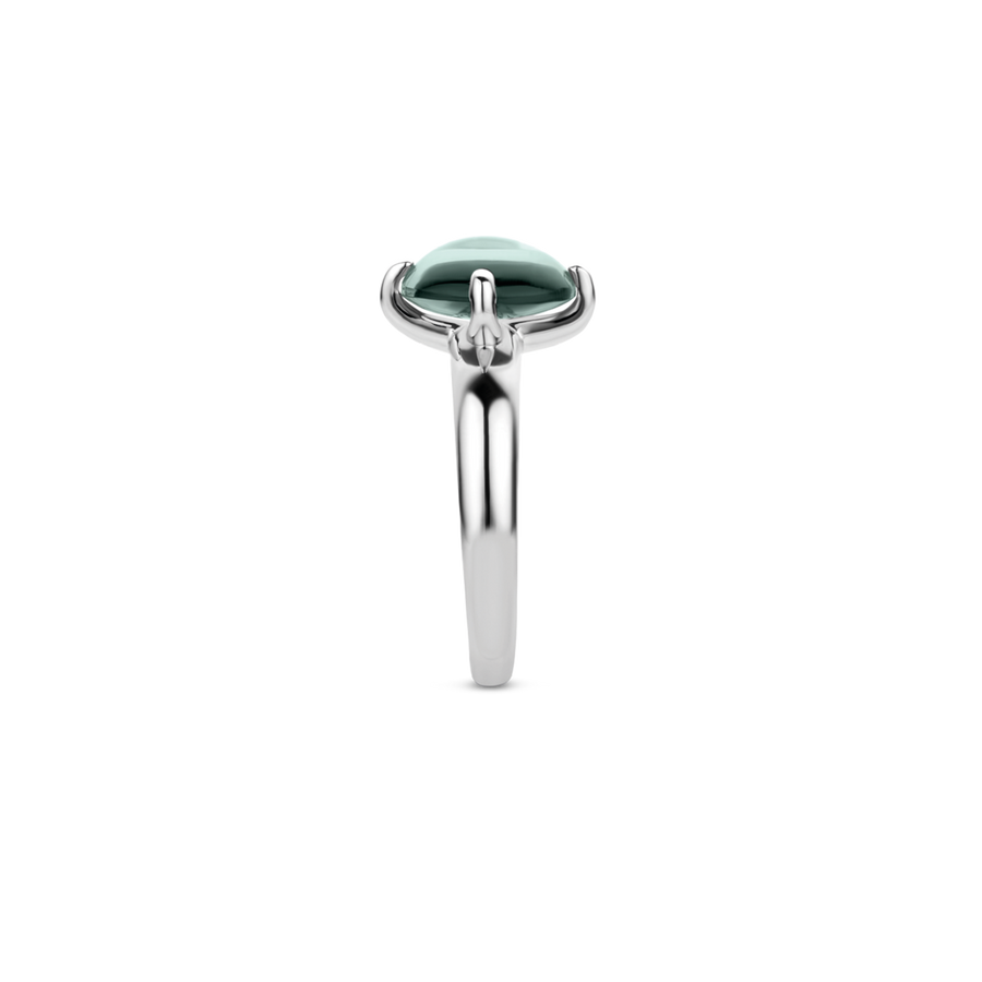 TI SENTO Bague avec pierre gris-vert- VENTE FINALE