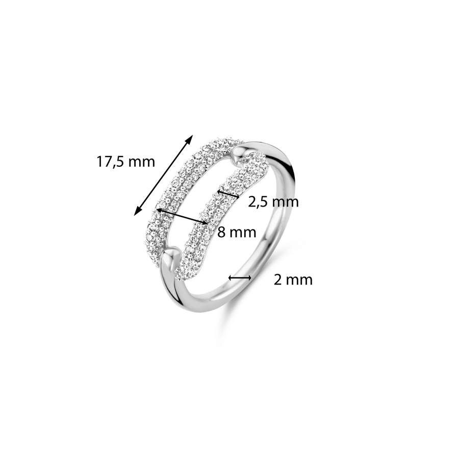 TI SENTO Bague 12228ZI