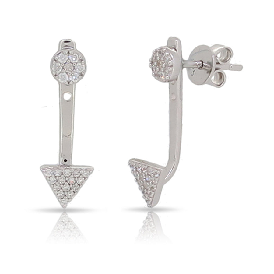Clous d'oreilles Peakaboo en triangle