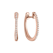 DIAMOND HOOP EARRINGS
