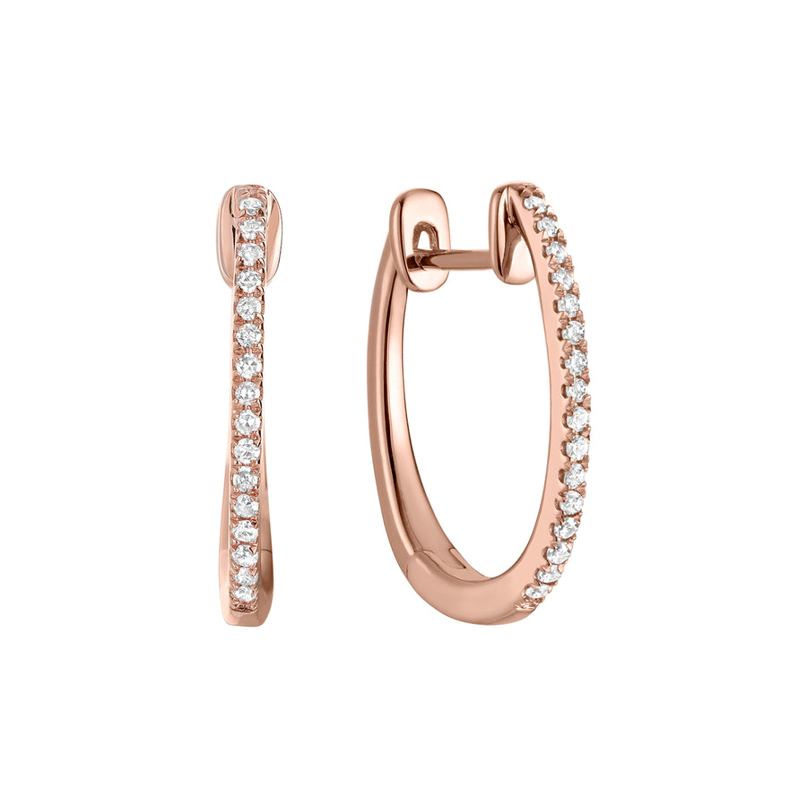 DIAMOND HOOP EARRINGS