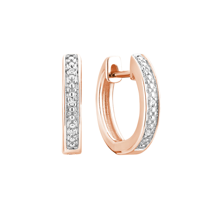 DIA HUGGIE EARRING  - BOU.D'OREIL. HUGGIE EN DIA