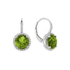 PERIDOT&DIA EARRING - BOUC.OREIL EN DIA&PERIDOT