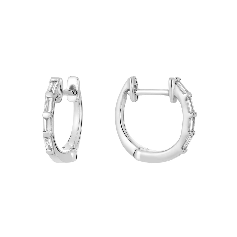 Baguette Huggie Earrings