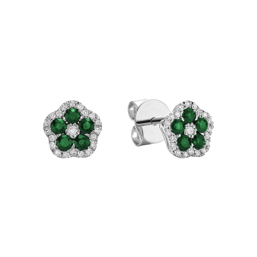 BLUE SAPPHIRE & DIAMOND EARRINGS