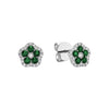 BLUE SAPPHIRE & DIAMOND EARRINGS