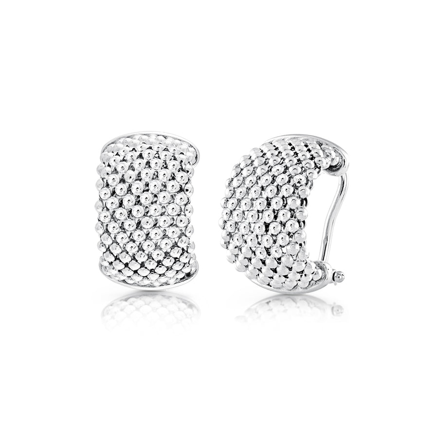 Boucles d'oreilles en maille large
