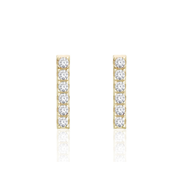 Clous d'oreilles barre scintillante