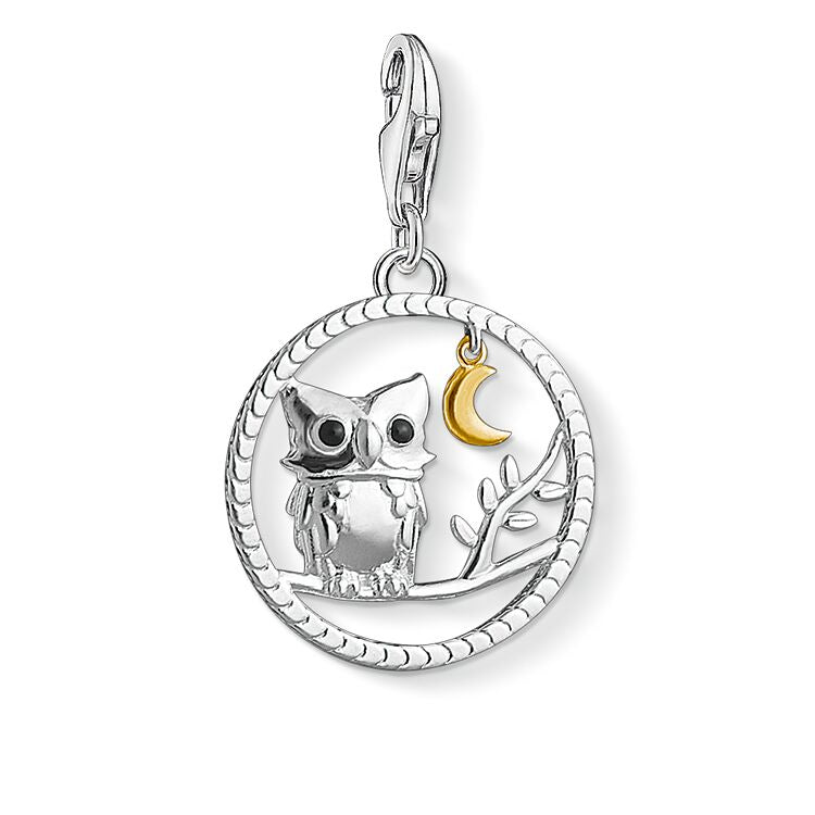 pendentif Charm Chouette de nuit