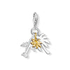 Pendentif Charm palmier, soleil, avion