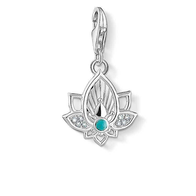 pendentif Charm fleur de lotus