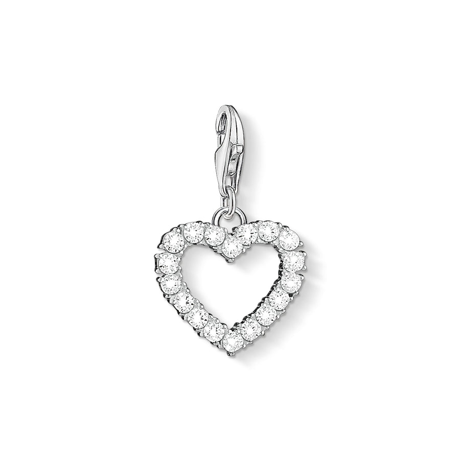 Pendentif Charm cœur romantique