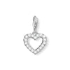 Pendentif Charm cœur romantique