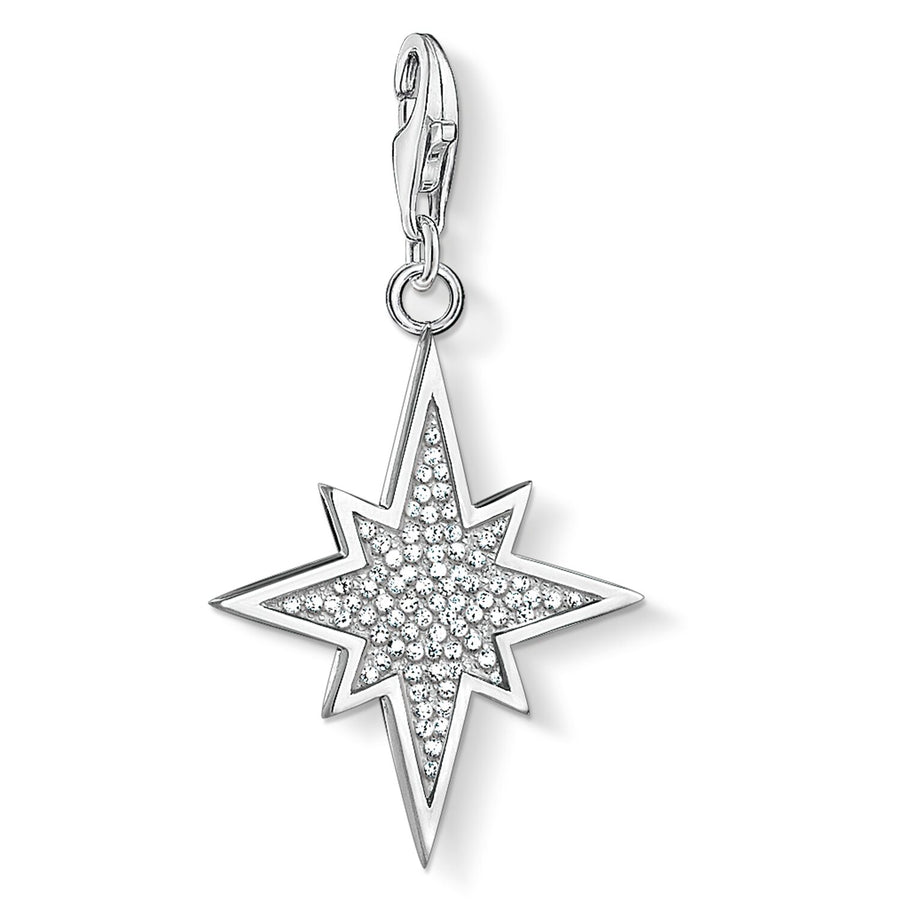pendentif Charm étoile scintillante