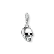 Pendentif Charm tête de mort argenté