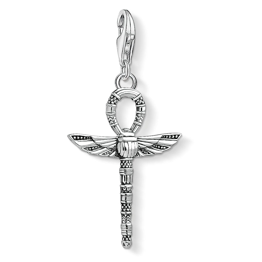 pendentif Charm croix de vie ankh avec scarabée